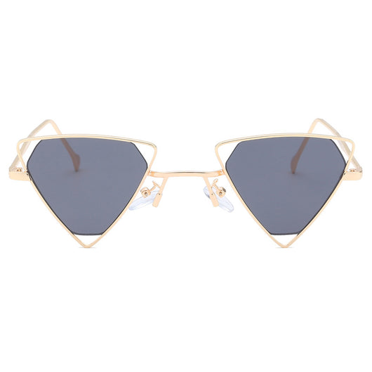 Gafas de Sol Triangulares Metálicas Caladas - Image 11