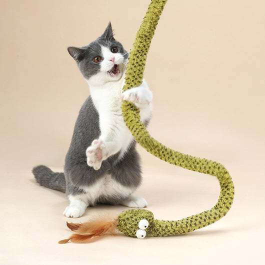 Juguete Interactivo para Gatos - Varita con Cinta y Diseño Divertido - Image 10