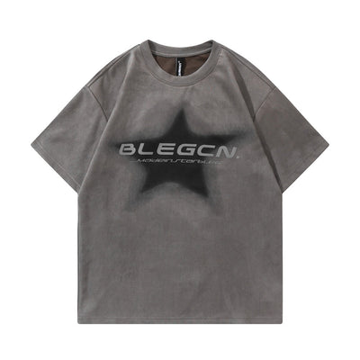 Playera Estampada con Estrella de Cinco Puntas para Hombre - Image 32