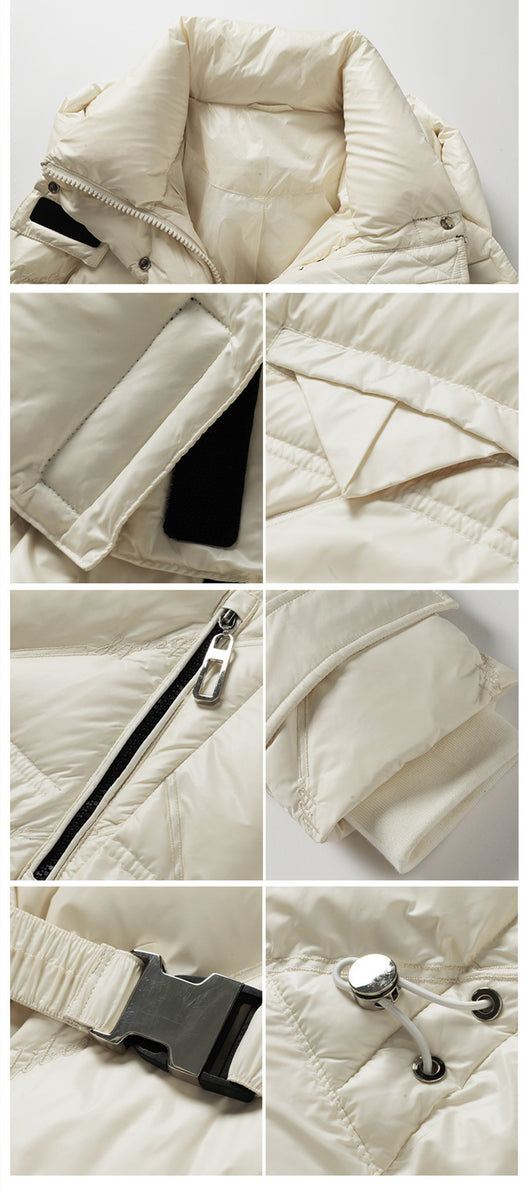 Abrigo Hoodie Ajustado Cortavientos para Mujer - Image 23
