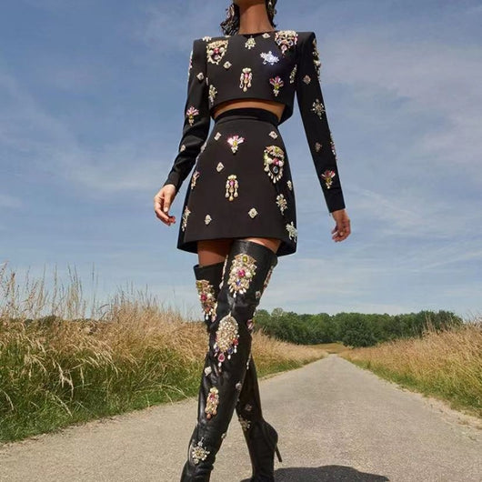 Traje Sastre Mujer Estructura Pesada Premium - Image 19