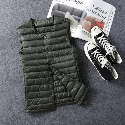 Chaleco Ligero sin Cuello para Otoño e Invierno - Image 20