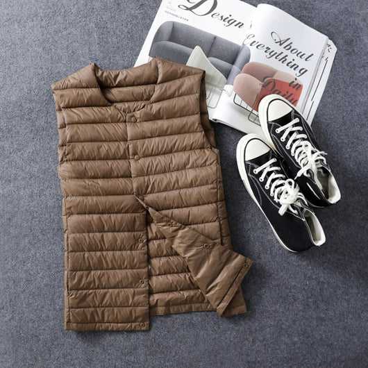 Chaleco Ligero sin Cuello para Otoño e Invierno - Image 24