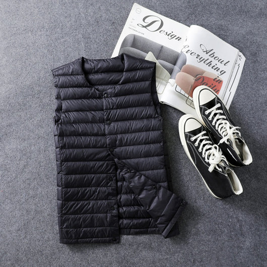 Chaleco Ligero sin Cuello para Otoño e Invierno - Image 26