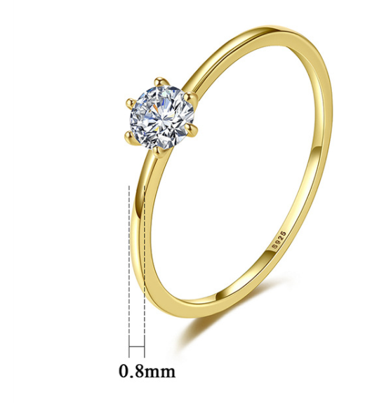 Anillo de Plata 925 Estrella del Viento con Circón para Dedo Índice - Image 7