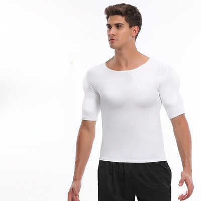 Playera Ajustada con Músculos Pectorales Realistas para Hombre - Image 25