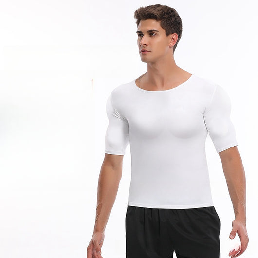 Playera Ajustada con Músculos Pectorales Realistas para Hombre - Image 25