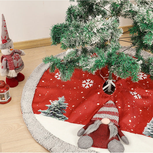Falda para Árbol de Navidad en Lino - Decoración Elegante para la Base - Image 14