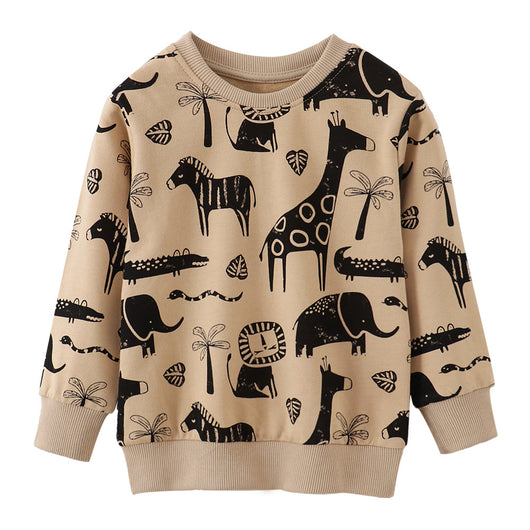 Sudadera Infantil de Algodón Manga Larga para Otoño e Invierno - Image 9