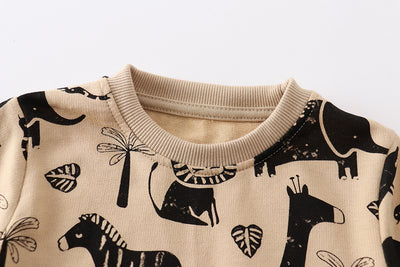 Sudadera Infantil de Algodón Manga Larga para Otoño e Invierno - Image 12
