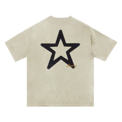 Playera Hombre Estampado Estrella de Cinco Puntas - Image 26