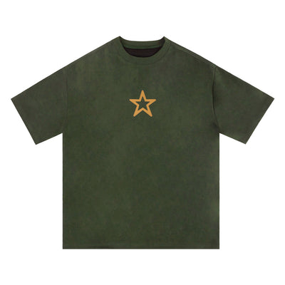 Playera Hombre Estampado Estrella de Cinco Puntas - Image 33