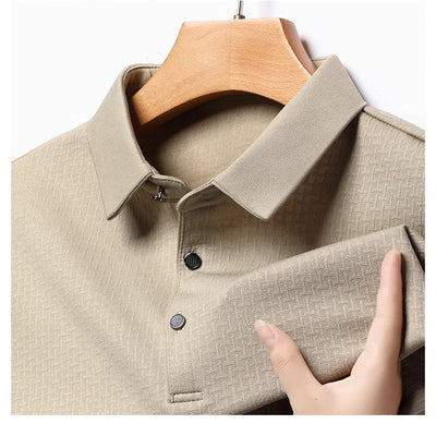 Camiseta Jacquard Manga Larga Otoño para Hombre Joven y Adulto - Image 19