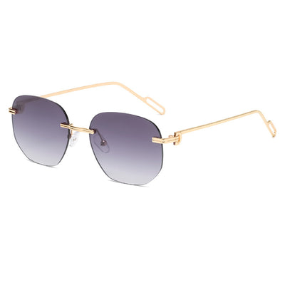 Gafas de Sol Marco Pequeño con Bordes Cortados para Mujer - Image 12