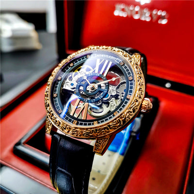 Reloj Automático de Lujo para Hombre con Tourbillon Hueco - Image 11