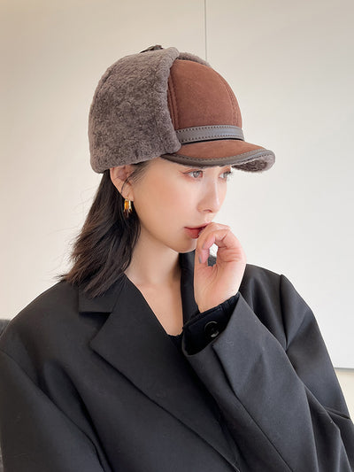 Gorro de Cuero con Orejeras Acolchadas para Invierno - Image 21