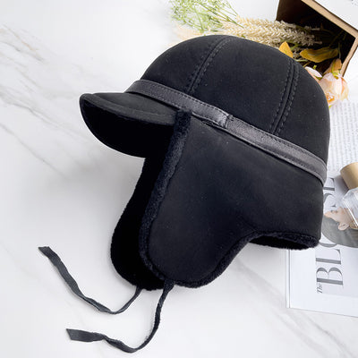 Gorro de Cuero con Orejeras Acolchadas para Invierno - Image 22