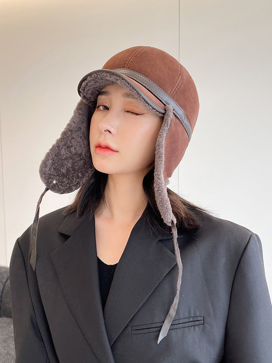 Gorro de Cuero con Orejeras Acolchadas para Invierno - Image 24