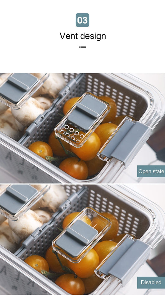 Caja Organizadora de Conservación para Refrigerador de Gran Capacidad - Image 20