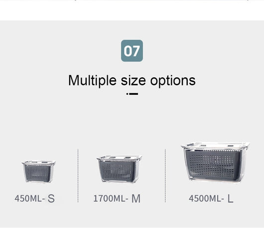 Caja Organizadora de Conservación para Refrigerador de Gran Capacidad - Image 24