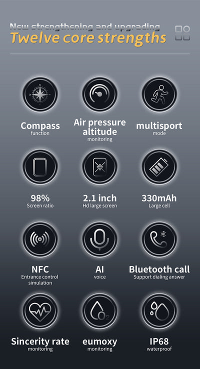 Reloj Inteligente TW11 con Monitor Cardíaco y Llamadas Bluetooth - Image 10