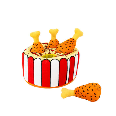 Juguete Interactivo para Perros con Sonido - Muslo de Pollo Realista - Image 10