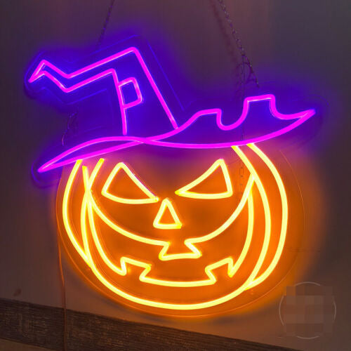 Linterna Decorativa de Calabaza Neón para Halloween - Image 11
