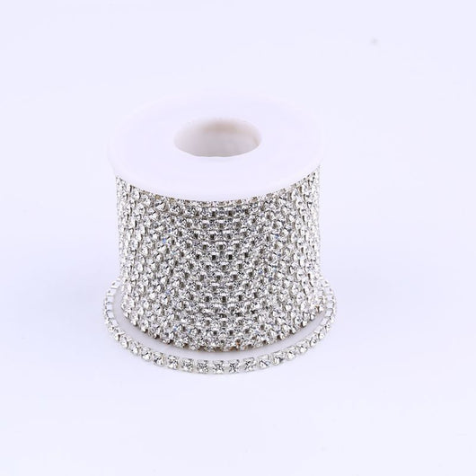Cadena de Diamantes de Pedrería para Joyería de Disfraz DIY - Image 10