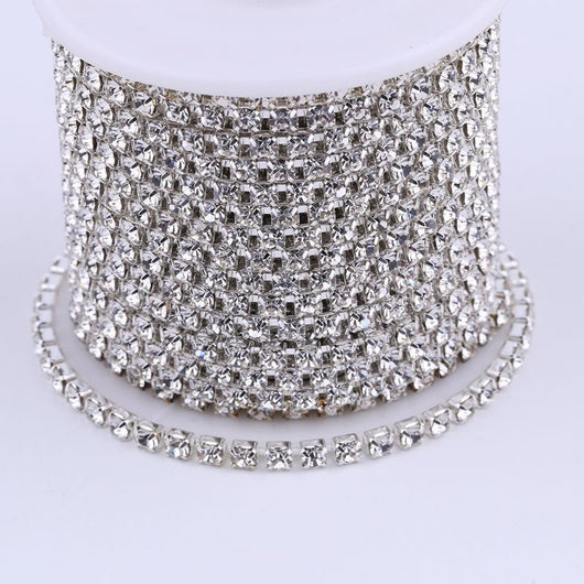 Cadena de Diamantes de Pedrería para Joyería de Disfraz DIY - Image 13