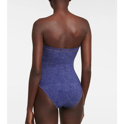 Traje de Baño Vintage Denim Una Pieza para Mujer - Image 22