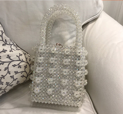 Bolso Tejido a Mano con Perlas - Image 12