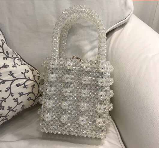 Bolso Tejido a Mano con Perlas - Image 12