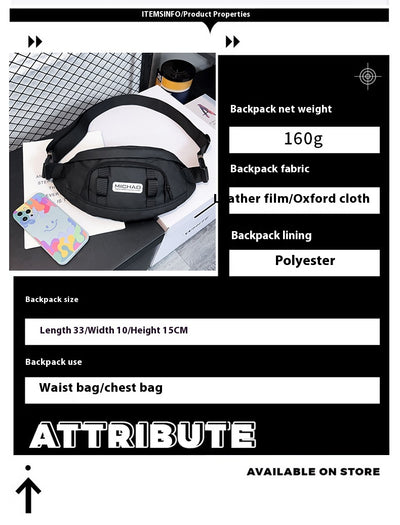 Bolsa Pecho Hip Hop Personalizada - Estilo Urbano Crossbody - Image 17