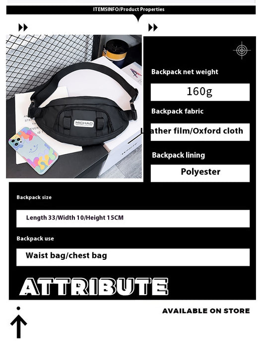 Bolsa Pecho Hip Hop Personalizada - Estilo Urbano Crossbody - Image 17