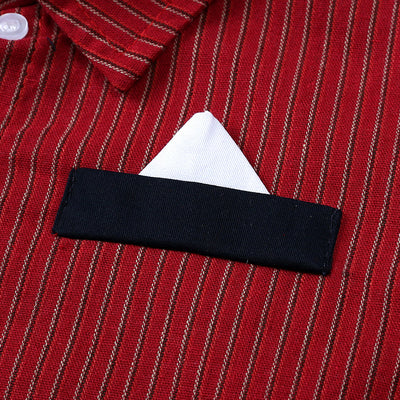 Conjunto de Tirantes con Corbatín Rojo a Rayas para Niño - Outfit Elegante para Celebraciones - Image 7