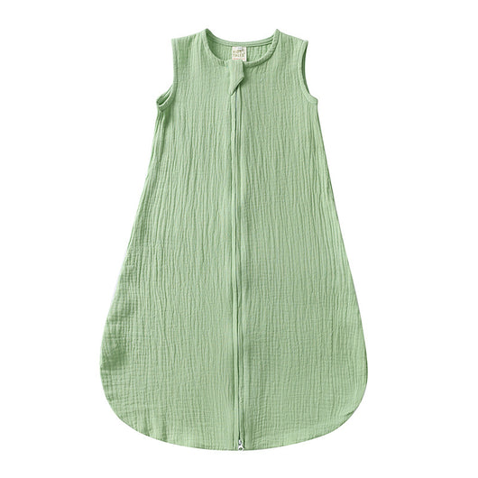 Saco de Dormir de Algodón y Lino para Bebé - Diseño Chaleco Liso - Image 17
