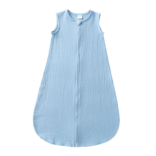 Saco de Dormir de Algodón y Lino para Bebé - Diseño Chaleco Liso - Image 20