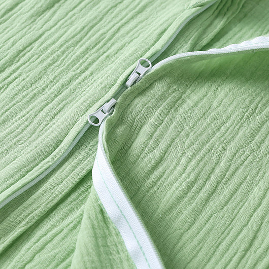 Saco de Dormir de Algodón y Lino para Bebé - Diseño Chaleco Liso - Image 21