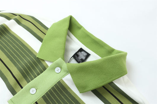 Camiseta Polo Hombre a Rayas con Solapa - Image 24