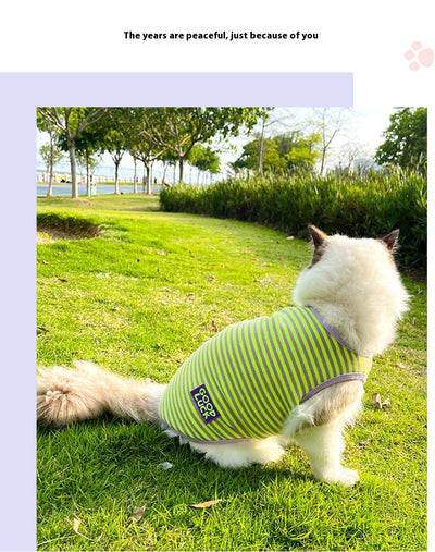 Chaleco Transpirable a Rayas para Perros y Gatos Pequeños - Image 19