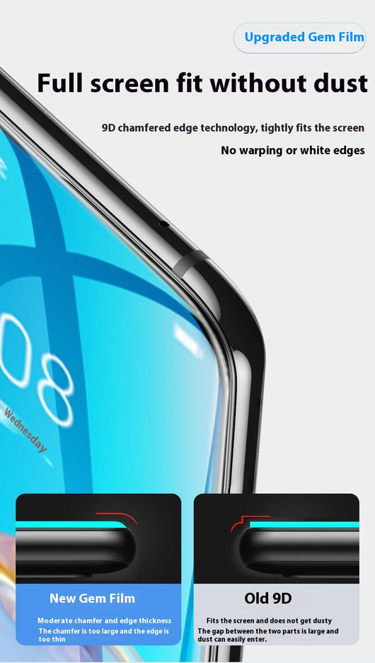 Protector de Pantalla Realme Electrochapado HD Aluminio Full Screen - Image 29