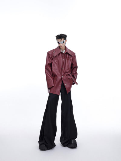 Chaqueta Roja de Diseño para Hombre - Image 15