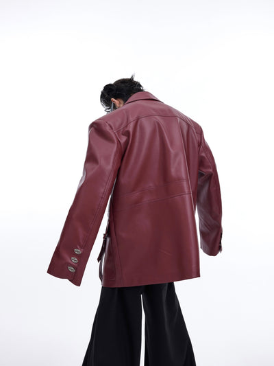 Chaqueta Roja de Diseño para Hombre - Image 20