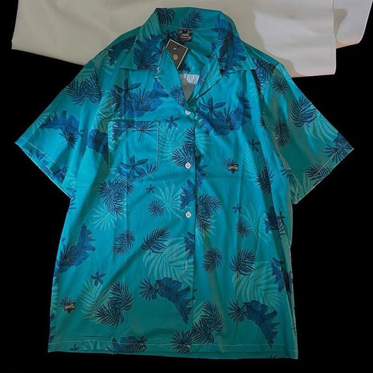 Camisa Floral Artística de Óleo Vintage para Hombre - Image 3