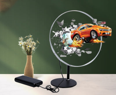Pantalla Holográfica 3D para Publicidad Comercial - Ventilador de Aire Compacto con APP - Image 19