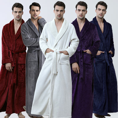 Pijama Térmico Coral para Hombre - Bata de Casa Acogedora y Abrigada - Image 19