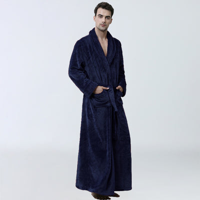 Pijama Térmico Coral para Hombre - Bata de Casa Acogedora y Abrigada - Image 24