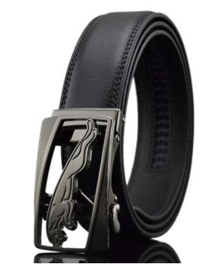 Cinturones de Cuero para Hombre con Hebilla Automática - Image 8