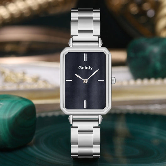 Reloj de Moda Cuadrado Pequeño para Mujer en Aleación - Image 7