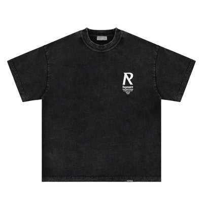 Camiseta Estampada Lavada y Desgastada para Hombre - Image 18